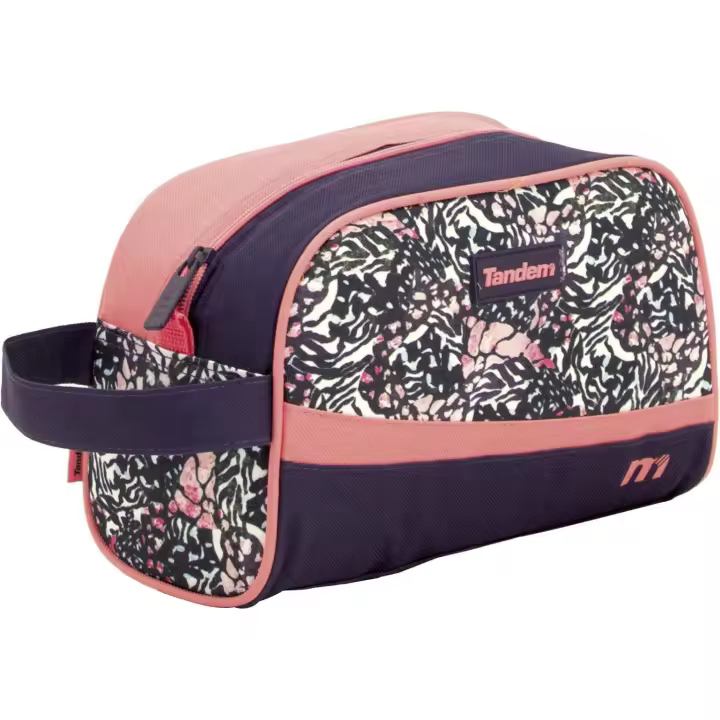 Marca Sportandem Neceser Adaptable Tandem Pop, color azul - Ideal para viajes con compartimento con cremallera, asa corta y adaptable a carro - Volumen 4 L, medidas 25x15,5x11 cm - 1