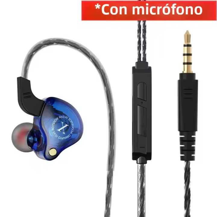 X2 Dinámicos Auriculares Inalámbricos HIFI Bajos Poderosos Auriculares Deportivos Cancelación De Ruido Con Micrófono Para Gaming - 1