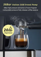 Cafetera HiBREW H5 de 1050W, Máquina de Café Espresso y Cappuccino Semi-Automática de 20 Bares, Capacidad de 1.5L, Pantalla de Temperatura - details 4