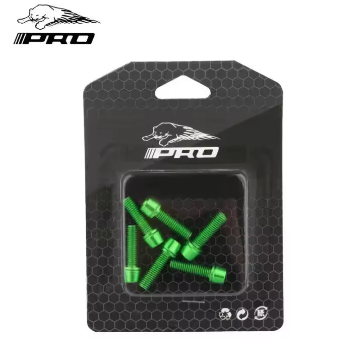6pcs Bolsa De Tornillos De Acero Inoxidable Para Manillar De Bicicleta M5x18 Duros Y Duraderos En Varios Colores Para Bicicleta De Carretera Y MTB - 1