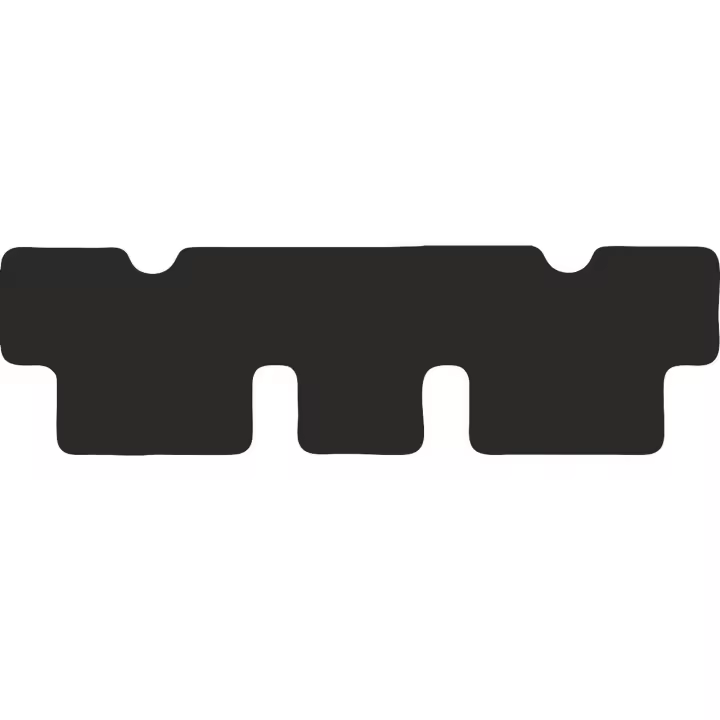 Alfombrillas traseras para: Citroen C4 Picasso II monovolumen 2013- - 1