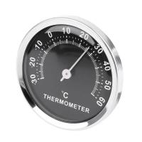 Termómetro - Escala Doble (-40 to 212 °F/-60 to 20-14 °C), surface Negra fácil de Leer-Ideal para automóviles, use en interiores y exteriores, campamentos - No requiere baterías, accesorio de viaje compacto - details 0