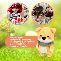 Kit De Inicio Para Crochet Fenrry Con Peluches De Perro Y Agujas De Tejer Herramienta De Manualidades Para Principiantes - details 2