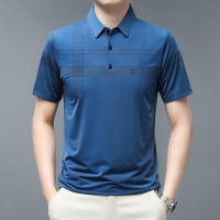 Polera Polo Para Hombre Casual Negocios Corta Resistente Al Arrugas Y Liso Cómoda Transpirable Verano Estilo Clásico Color Sólido - details 7