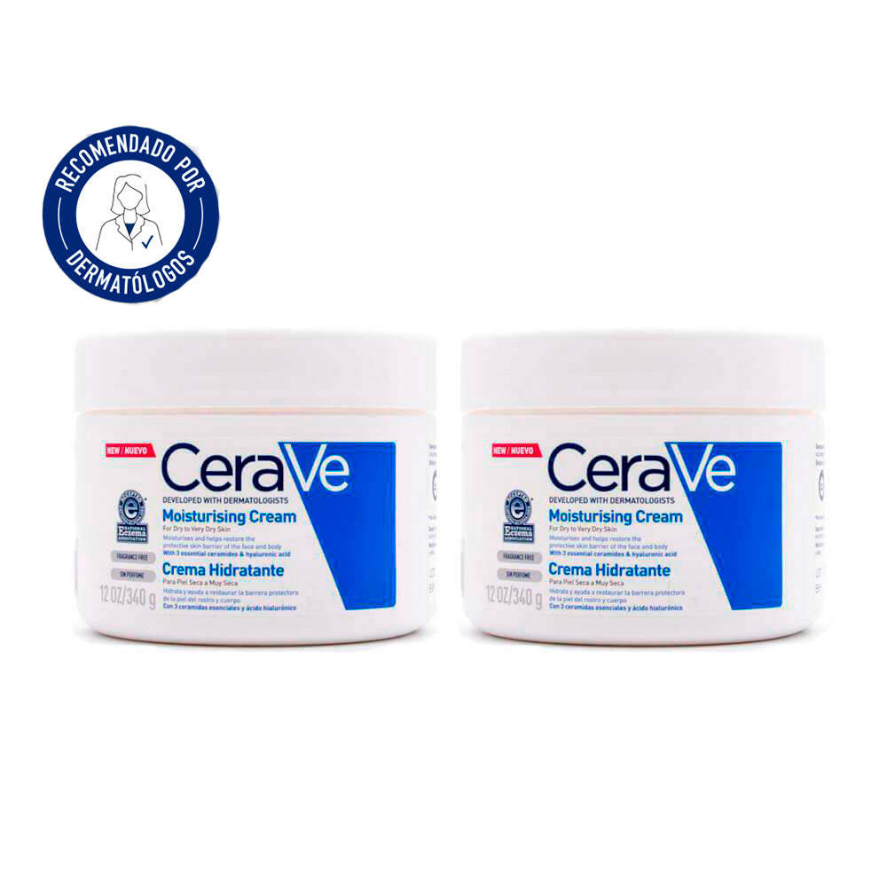 Cerave Crema Hidratante Piel Seca Duplo