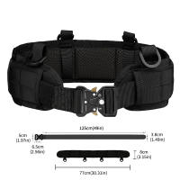 Cinturón Táctico Ultra Transpirable De Nylon Duradero Para Aficionados Al Exterior Listo Para Aventuras Ajuste Rápido - details 0