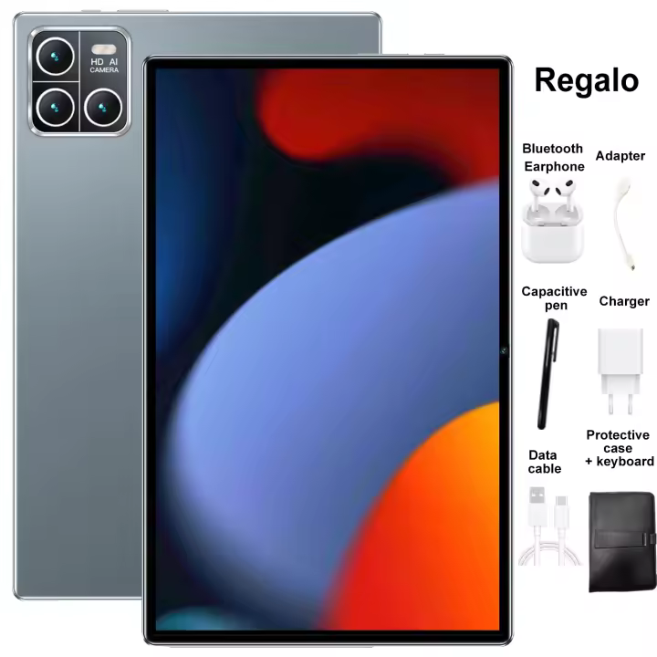 Tablet Android 2025, Versión Global, 14 Núcleos,Nueva Red, 20000mAh,16GB + 1TB, 10,1 Pulgadas, Android 13,0, Wifi - 1