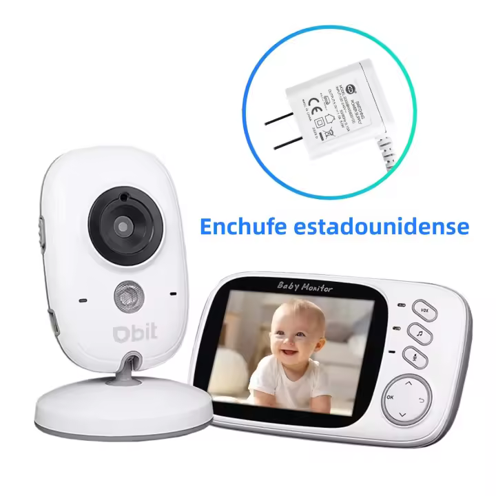 Monitor De Bebé DBIT VB603 Cámara Infantil Con Pantalla LCD De 3.2 Pulgadas Intercomunicador Seguridad Para Recién Nacidos Resolución De Video 480*272 - 1