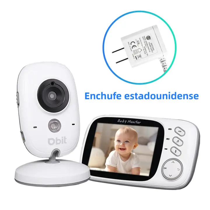 Monitor De Bebé DBIT VB603 Cámara Infantil Con Pantalla LCD De 3.2 Pulgadas Intercomunicador Seguridad Para Recién Nacidos Resolución De Video 480*272 - 1