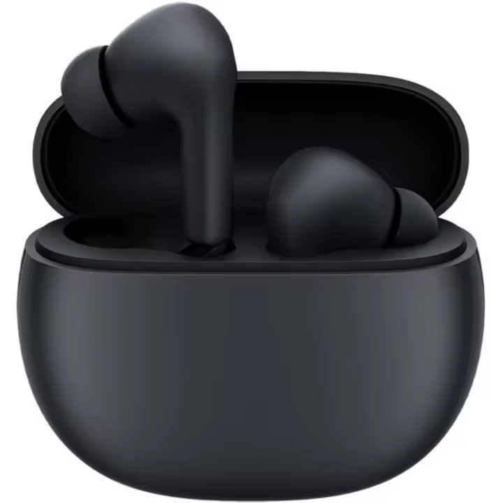 Auriculares Bluetooth Xiaomi Redmi Buds 4 Active con estuche de carga/ Autonomía 5h/ Negros - 1