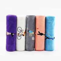 Toalla De Secado De Algodón De Alta Calidad Color Sólido Transpirable Deportiva Portátil Absorbe Sudor Toalla De Yoga Para Camping Al Aire Libre - details 2