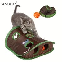 Juguete Interactivo Para Gatos KEMORELA Juego De Búsqueda Y Escondite Con 9 Agujeros Túnel De Mouse Para Inteligencia Y Entretenimiento De Los Gatos - details 0