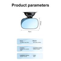 Espejo Retrovisor De Coche 2Pcs Vistas Amplias Para Asientos De Bebé Y Parabrisas Reflejo Claro Rotación De 360 Grados Ajustable Seguridad - details 3