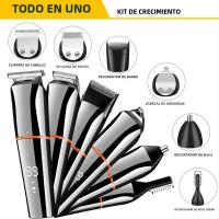 Kemei 5898 Trimmer De Pelo Multifuncional 11 En 1 Para Hombres Corte De Barba Y Cuerpo Recargable Ajuste De Longitud Cuchilla De Titanio - details 3