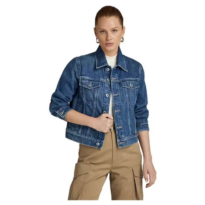 Ropa mujer Chaquetas G-star Chaqueta Vaquera True Azul - 1