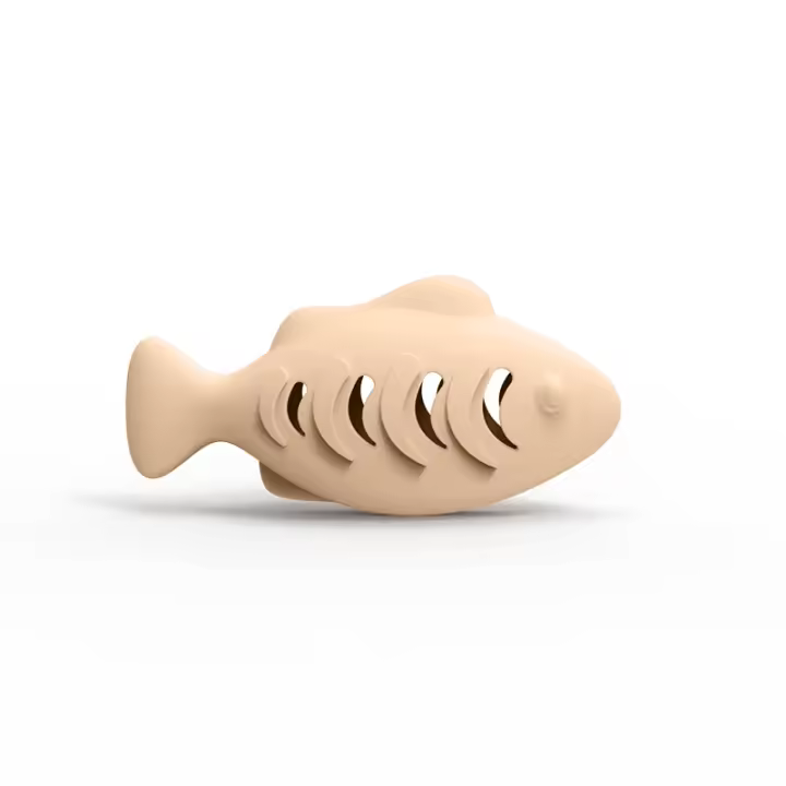 Juguete Interactivo Para Gatos En Forma De Octopus Alimento Puzzle Y Mordedor Dental De Silicona Juguete Auto-entretenido Para Mascotas - 1