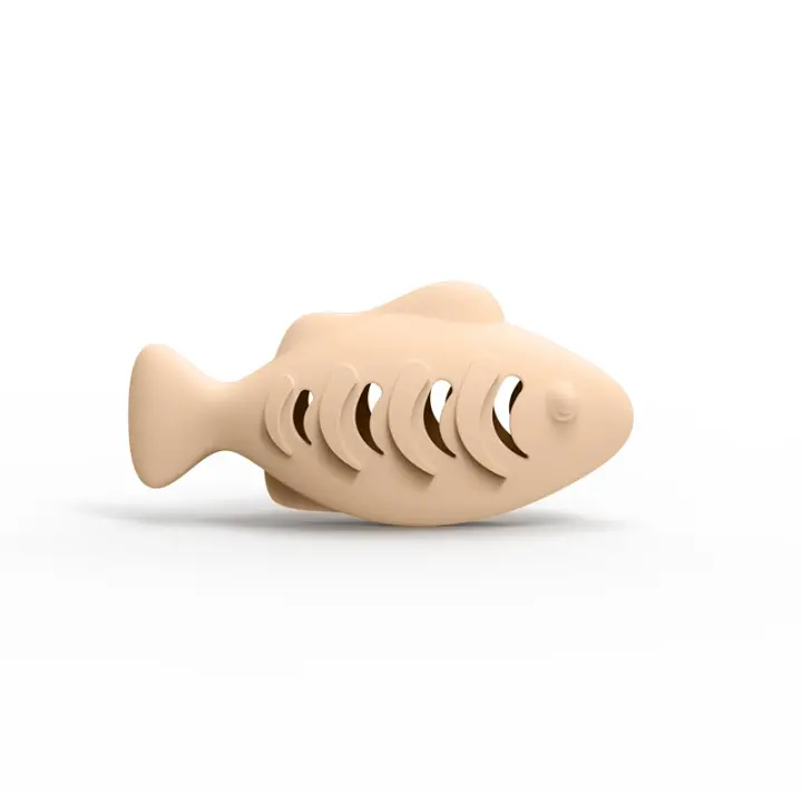 Juguete Interactivo Para Gatos En Forma De Octopus Alimento Puzzle Y Mordedor Dental De Silicona Juguete Auto-entretenido Para Mascotas - 1