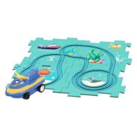 Juego De Rompecabezas Con Vagón De Ferrocarril DIY Interacción Padres-Hijos Juego Educativo Para Niños Edad Recomendada 0-12 Años Material Plástico - details 2