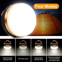 Lanterna De Camping LED Recargable De Alta Potencia Con Base Magnética Y Modos Trípode Para Exteriores Emergencias Senderismo - details 1