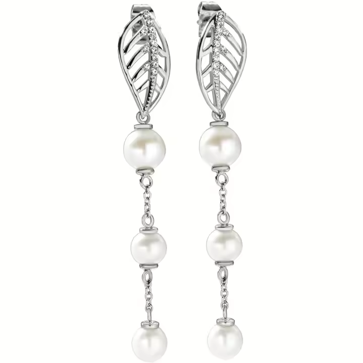 Morellato Pendientes Plata Mujer hoja y Perlas Morellato SAKH14 - 1