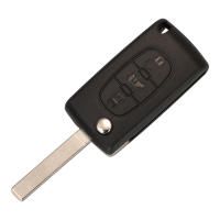 Carcasa De Llave Remota Jingyuqin Para Peugeot e-Expert Partner Citroen Berlingo Fiat Scudo 3 Botones Casco De Repuesto - details 0