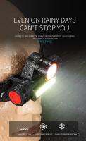 Linterna Frontal COB LED Recargable Con Imán Impermeable Para Camping Pesca Minera Luz De Escritorio Con Ángulo De Haz De 60° - details 10