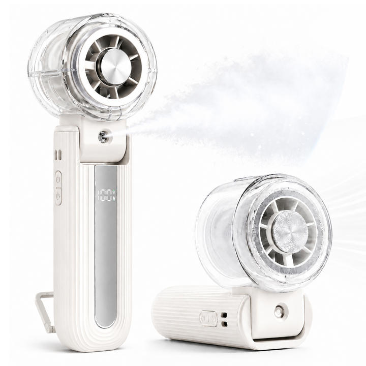 HAPPY DAYS Ventilador Portátil de Mano con Agua y Placa Fría - Mini Ventilador USB-C Recargable - hasta 12 h de… — oferta en Miravia