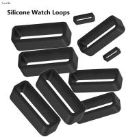 Accesorios De Correa De Reloj De Silicona Negra Anillo De Lazo 12-30mm 4 Piezas Compatible Con Marcas Diferentes Correas De Goma Para Smartwatch - details 2
