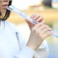 Flauta Larga De Plástico Con 8 Agujeros G Para Principiantes Instrumento Musical Recorder Flauta De Madera Regalo Para Niños Con Palillo De Limpieza - details 1