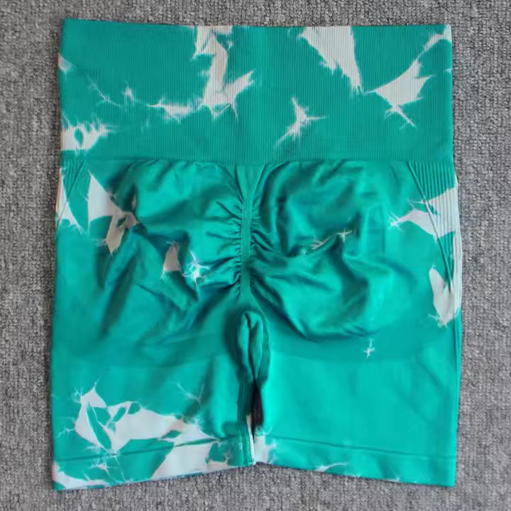 Shorts De Yoga Push up Sin Costuras Para Mujer Cintura Alta Deporte Fitness Verano Correr Ciclismo Gimnasio Shorts De Moda - 1