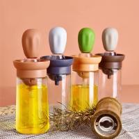 Botella De Aceite De Oliva Con Cepillo De Silicona Para Barbacoa Y Cocina Dispensador Con Rojellera Herramienta Para Hornear Y Cocinar Accesorios De Cocina - details 5
