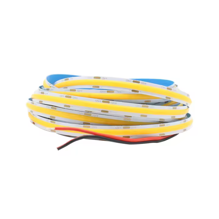 Tiras De LED COB Flexibles 24V 12V 8mm 320LEDs/M Para Decoración De Habitaciones 3000K 4000K 6000K 5M 10M Luz Lineal Dimmable - 1