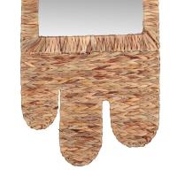 ARISE SHOP-Espejo boho cuadrado,espejo de pared colgante creativo natural forma cuadrado,decoración del hogar,38x77cm - details 1