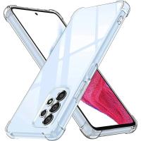 Funda De Lujo Transparente Y Antigolpes Para Samsung Galaxy S24 S23 S22 S21 S20 Ultra FE A14 A54 A53 A52 A52S A51 A73 A72 A71 Cubierta Media Lavable Antisuciedad Antirayones Antideslizante - details 0