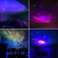 Proyector De Estrellas Galácticas LED Astronauta Rocket Luz De Noche Para Decoración De Habitación Regalo Para - details 11
