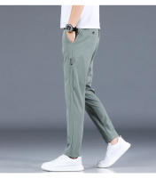Pantalones Casuales Para Hombre Mingyu Verano Cintura Media Ajustados Elasticidad Negro Verde Gris Ligero Talla 28-38 - details 14