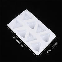 Molde De Silicona En Forma De Queso Con 8 Cavity Para Pastelería Herramienta De Cocina Antideslizante Para Hornear Y Postres - details 11