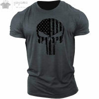 Camiseta De Hombre Con Estampado 3D Militar Y Patriótico Estilo O-Neck T-Shirt Sobredimensionada Camiseta Corta Deporte Ropa Top - details 5
