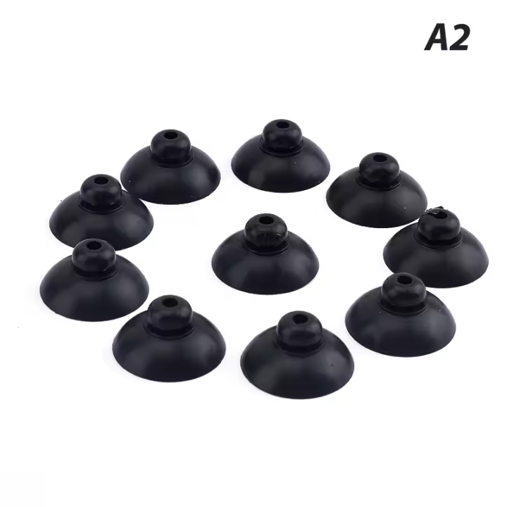 10Pcs Aspiraderos De Goma Para Acuario Bomba De Sumersión Fuente Bomba De Filtro De Tanque De Peces Sustitución De Suministros Soporte - 1