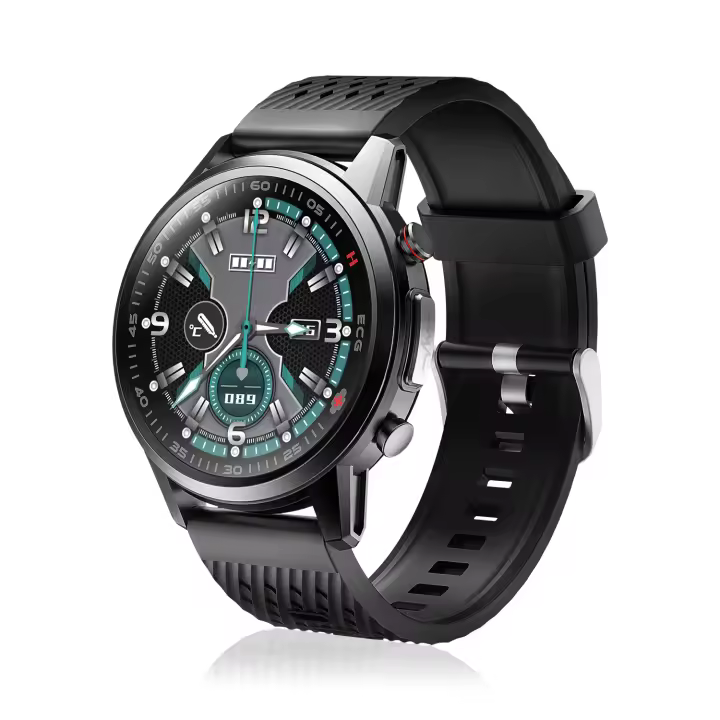 DAM. Smartwatch F800 con tratamiento laser sanguíneo, termómetro corporal, medición cardíaco y de O2 en sangre. 5 modos deportivos. 4,6x1,1x5,1cm - 1