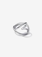 Pandora - Anillo de corazón orgánico - Plata de Ley - details 0