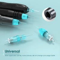 Cartucho De Tatuaje Azul 20X Para Maquinaria De Maquillaje Permanente Agujas Redondas Universales 0.25mm 0.30mm Estériles - details 11