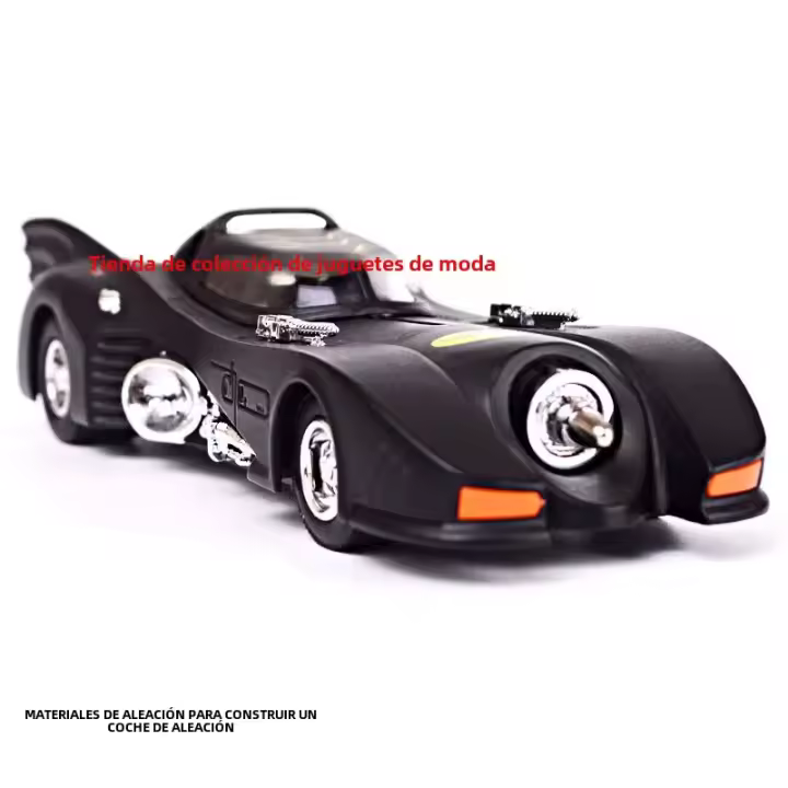 Coche De Batería Diecast 1:36 Con Sonido Y Luz Vehículo Retroductor Para Decoración Juguete Educativo Para Niños Regalo - 1