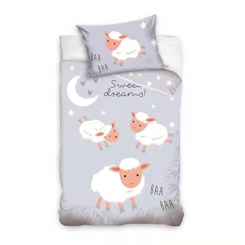 Funda Nórdica Juego de Cuna Bebé 100% Algodón Ovejas Baby224007 Sibiles 00307 - 1