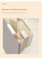 Bandeja De Cocina Plegable Y Montada En La Pared Ecológica De Plástico Accesorio De Cocina Para Almacenamiento Y Basura - details 5