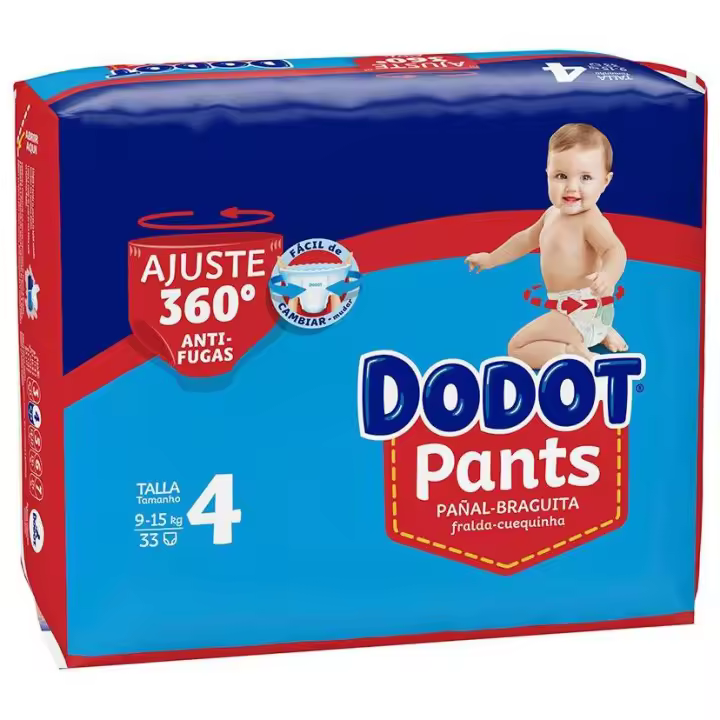 Dodot Pants Pañal-Braguita Talla 4 9-15 Kg 33 U - 1