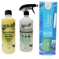 ECOJIN INTENSE AMARILLO ORIGINAL DE LABONCLER + DIFUSOR + AMBIENTADOR A ELEGIR CASA DE LOS AROMAS. Producto en frasco de vidrio de 100 ml y con 6 sticks. disfruta de una agradable sensación de alegría y vitalidad. - details 3