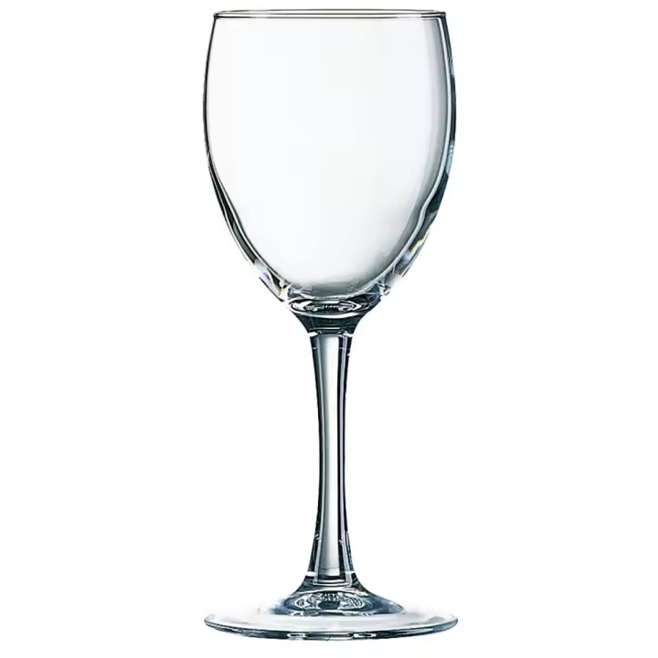 Arcoroc PRINCESA - Caja de 6 Copas de Agua de Vidrio Tensionado 23CL Transparente Brillo - Fabricado en Francia - 1
