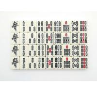 Vintage Mahjong Rare 144 Tiles Mah-jong Set Bamboo Piece - details 2