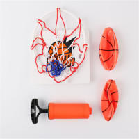 Mini Kit De Basquetbol Hoop Para Interior Con Tablero De Plástico Juguete Deportivo Para Hogar Divertido Para Niños Y Baño - details 2